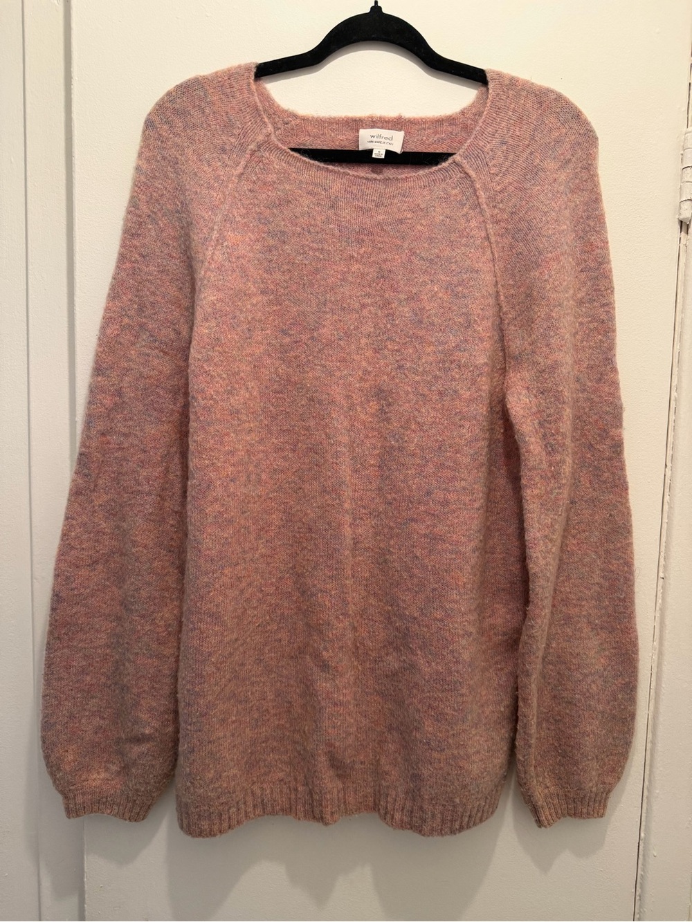 Wilfred Heathered Blush Crewneck Sweater